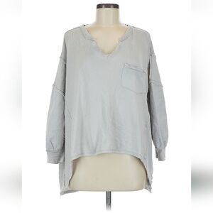 We The Free Light Gray Knit Top